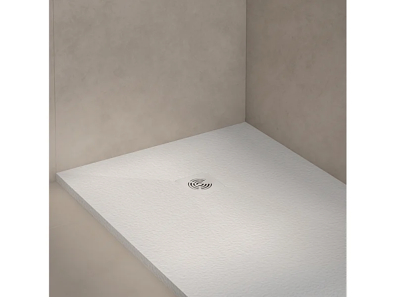 Extra flache Mineralguss-Duschwanne OASE Express-Lieferung weiß 90x180cm