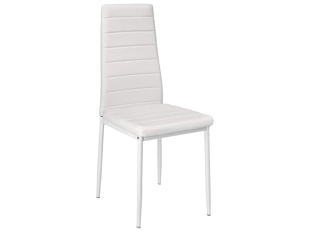 Set 4 Sedie Moderne Sala Pranzo Salotto Cucina Seduta Imbottita Ecopelle Bianco