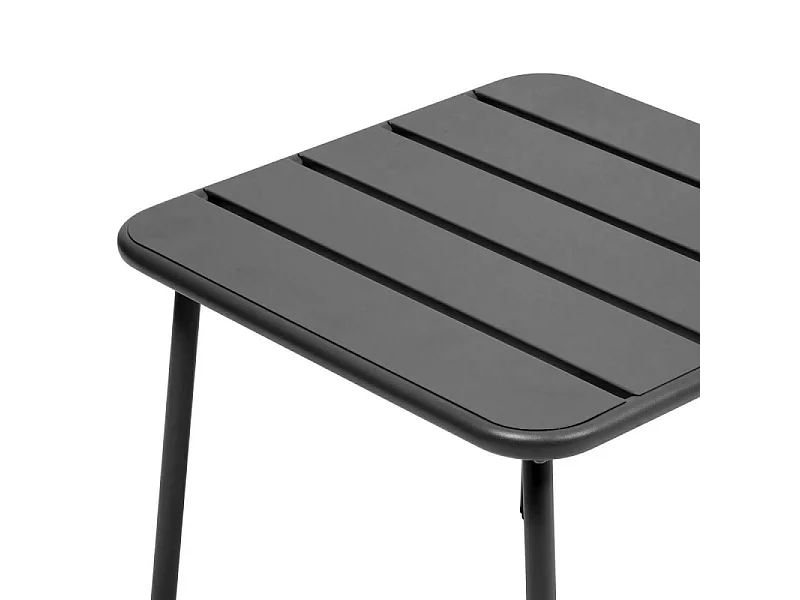 Table basse métal H41 Phuket graphite Hespéride