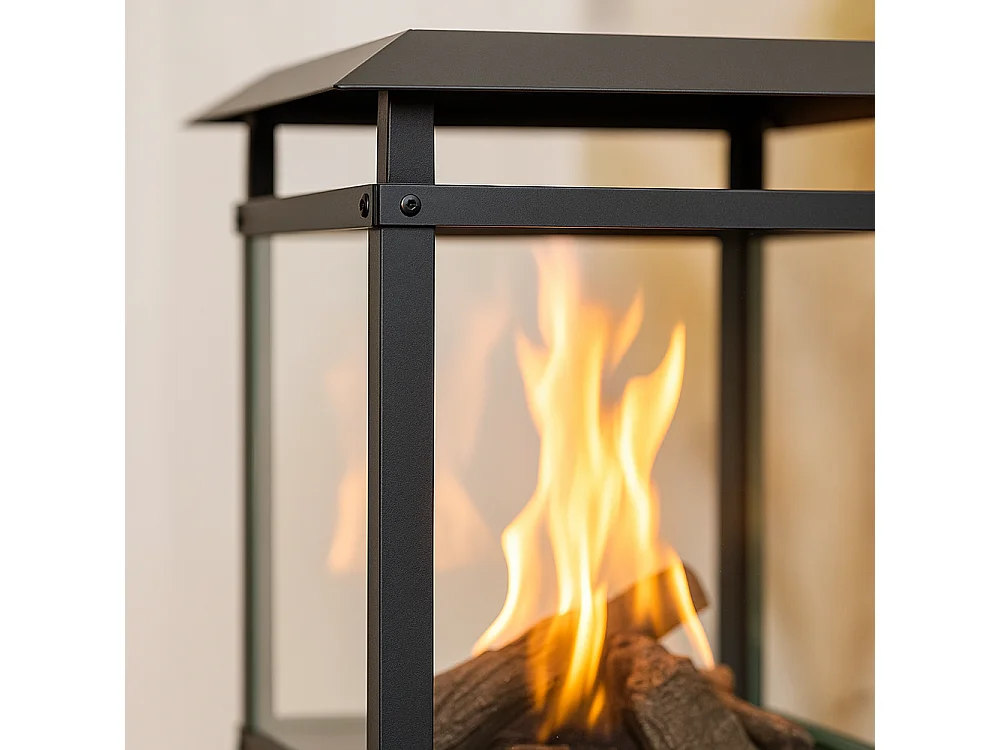 Tempo Style - Stufa a Gas Raven (8 kW) – Stufa da esterno Nero