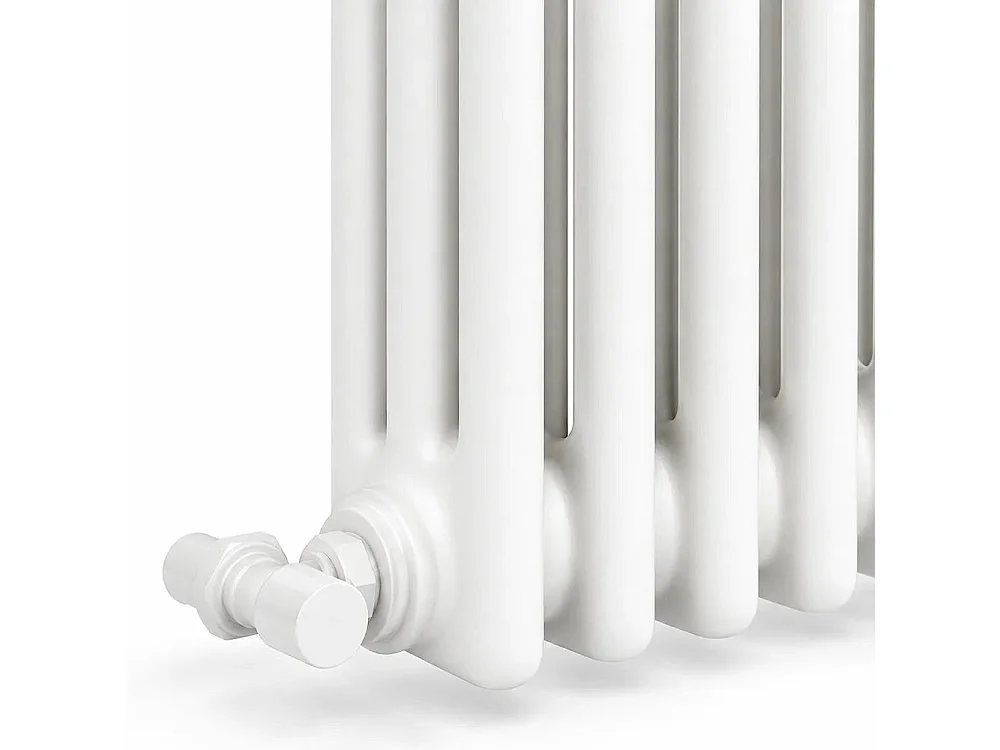 Tempo Style - Radiateur vertical 1800x287 mm | 959 W | Radiateur décoratif 3478 BTU à 6 éléments - Blanc