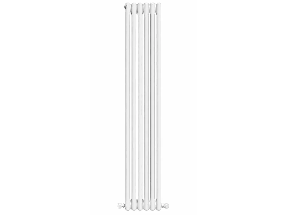 Tempo Style - Radiateur vertical 1800x287 mm | 959 W | Radiateur décoratif 3478 BTU à 6 éléments - Blanc