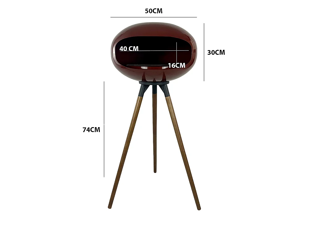 Tempo Style -Biocamino SICILY – Bordeaux/Legno Rovere