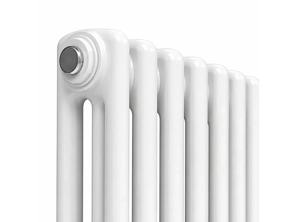 Tempo Style - Radiateur 600x554 mm | 385 W | Radiateur décoratif 2455 BTU à 12 éléments - Blanc