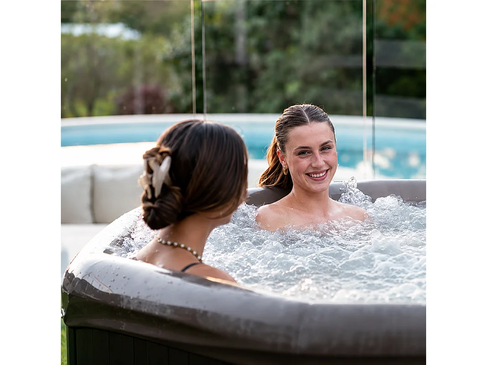 Tempo Style - Vasca Idromassaggio MSpa VERONA | 130 getti d'aria a 3 velocità, 32 Idrogetti, Riscaldatore, Copertura termica inc. |1.82m x 0.70m