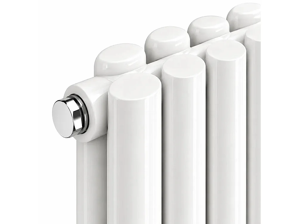 Tempo Style - Radiateur électrique vertical 1600x240 mm, 1000 W | Radiateur décoratif à 4+4 éléments - Blanc