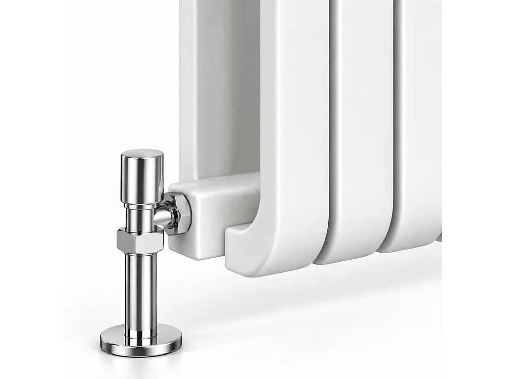 Tempo Style - Radiateur 600x912 mm | 1128 W | Radiateur décoratif 3847 BTU, 17+12 éléments - Blanc