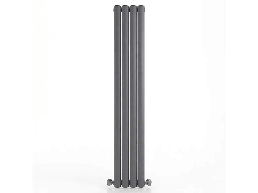Tempo Style - Radiateur vertical 1800x240 mm | 678 W | Radiateur design 3857 BTU (4x2 éléments) - Anthracite