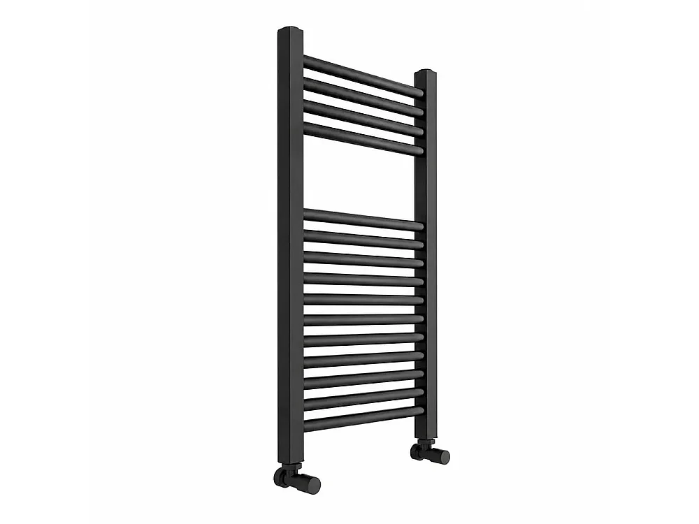 Tempo Style - Sèche-serviettes 800x500 mm | 302 W | Radiateur décoratif 1030 BTU à 14 éléments (4+10) – Gris canon de fusil