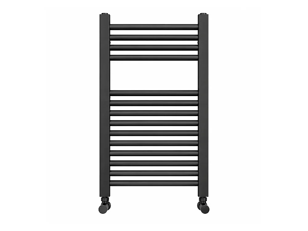 Tempo Style - Sèche-serviettes 800x500 mm | 302 W | Radiateur décoratif 1030 BTU à 14 éléments (4+10) – Gris canon de fusil