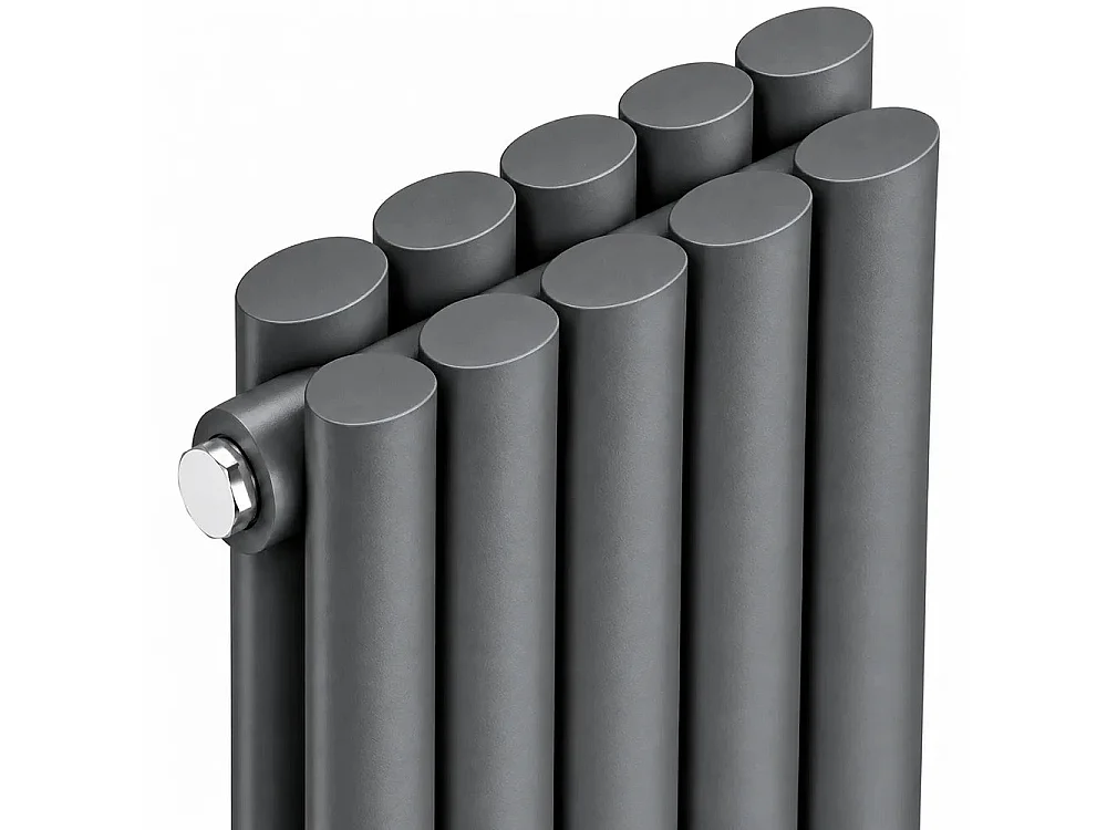 Tempo Style - Radiateur vertical 1800x300 mm | 847 W | Radiateur décoratif 4820 BTU, 5 x 2 éléments - Anthracite