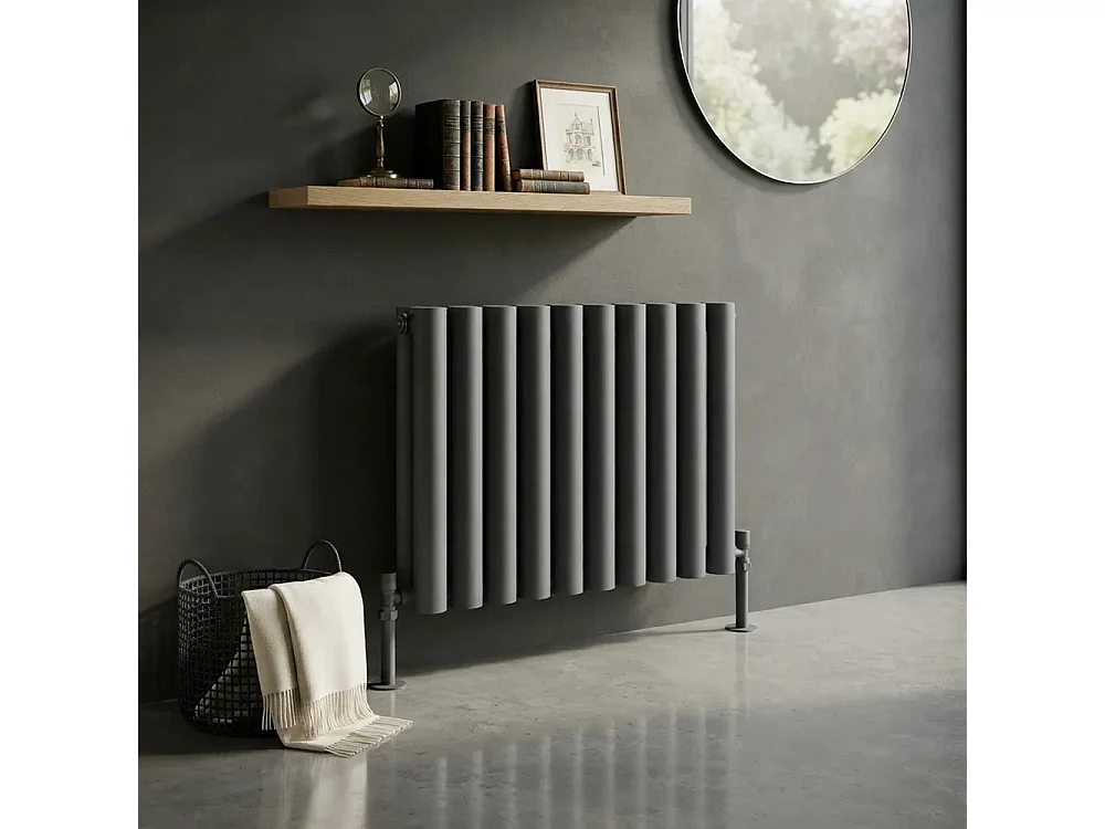 Tempo Style - Radiateur 600x600 mm | 622 W | Radiateur décoratif 3856 BTU, 10x2 éléments - Anthracite