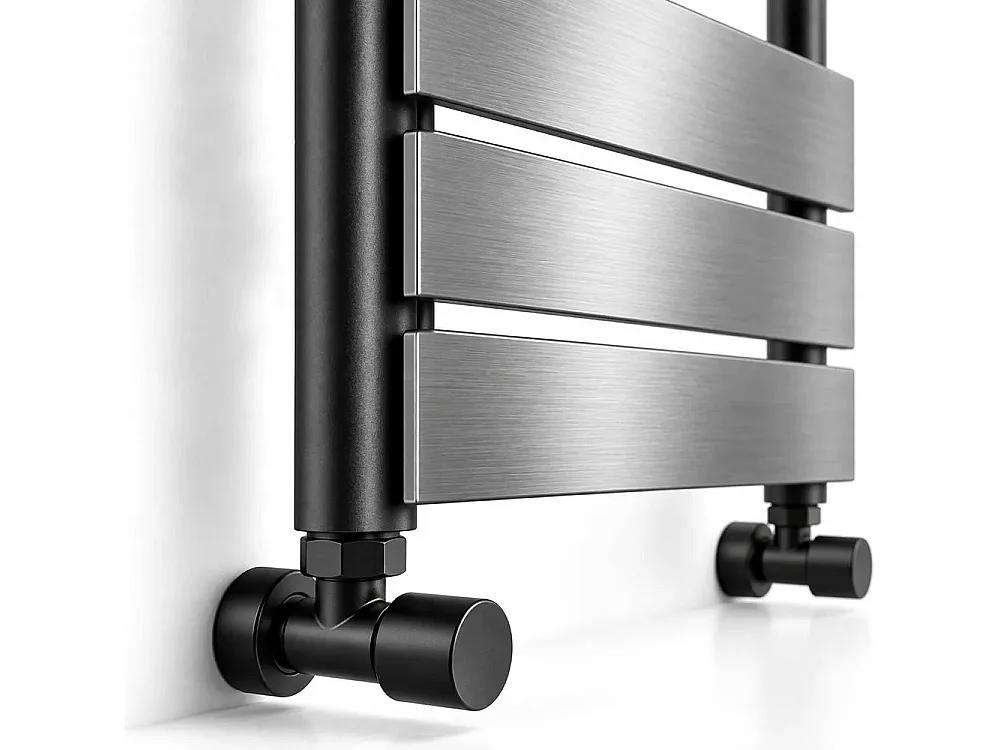 Tempo Style - Heated Towel Rail 800x500mm | 277W | Designer Radiator 994 BTU, 8 Elements (2+3+3) - Gunmetal