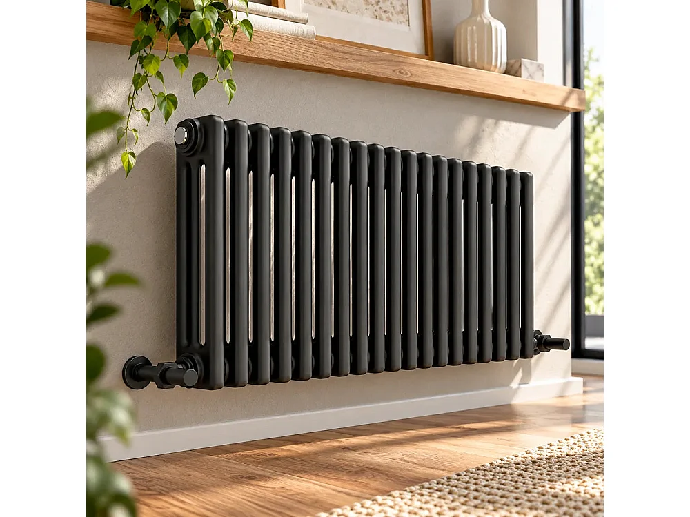 Tempo Style - Radiateur 600x821 mm | 578 W | Radiateur décoratif 3683 BTU à 18 éléments - Anthracite
