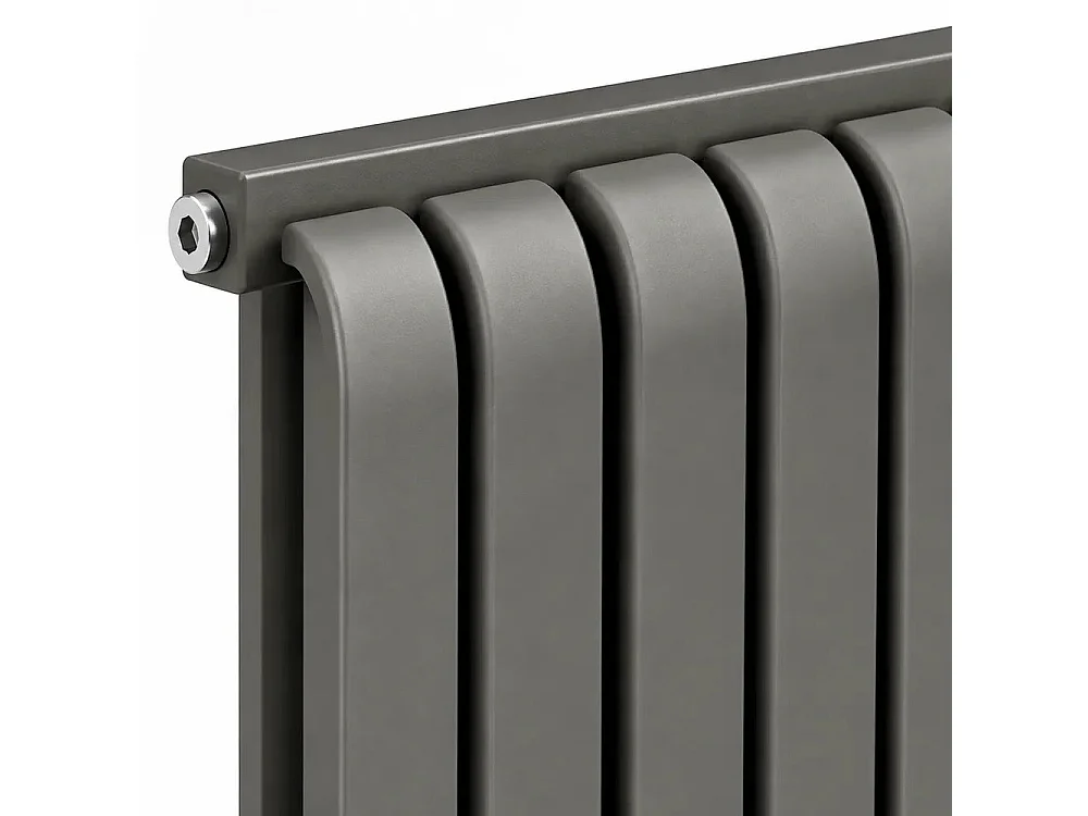 Tempo Style - Radiateur 600x912 mm | 1128 W | Radiateur décoratif 3847 BTU, 17+12 éléments - Anthracite