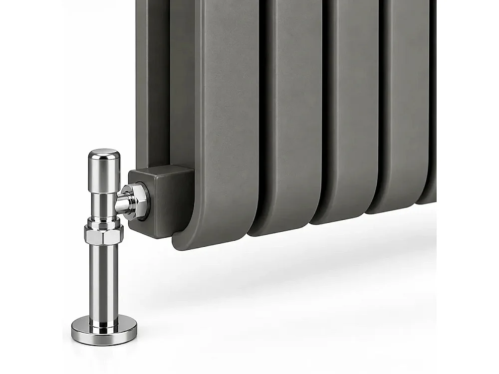 Tempo Style - Radiateur 600x912 mm | 1128 W | Radiateur décoratif 3847 BTU, 17+12 éléments - Anthracite