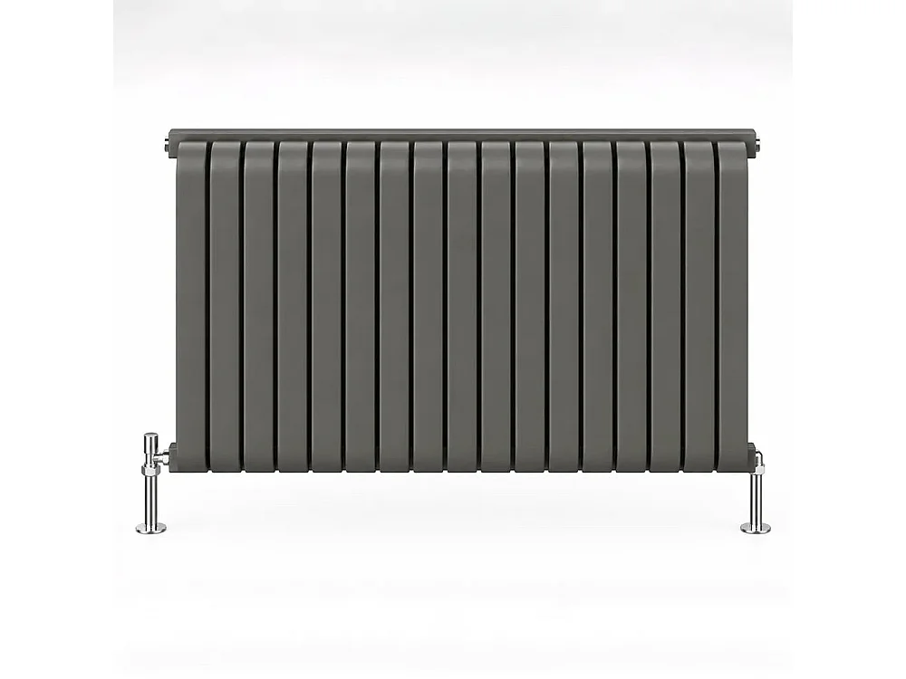 Tempo Style - Radiateur 600x912 mm | 1128 W | Radiateur décoratif 3847 BTU, 17+12 éléments - Anthracite