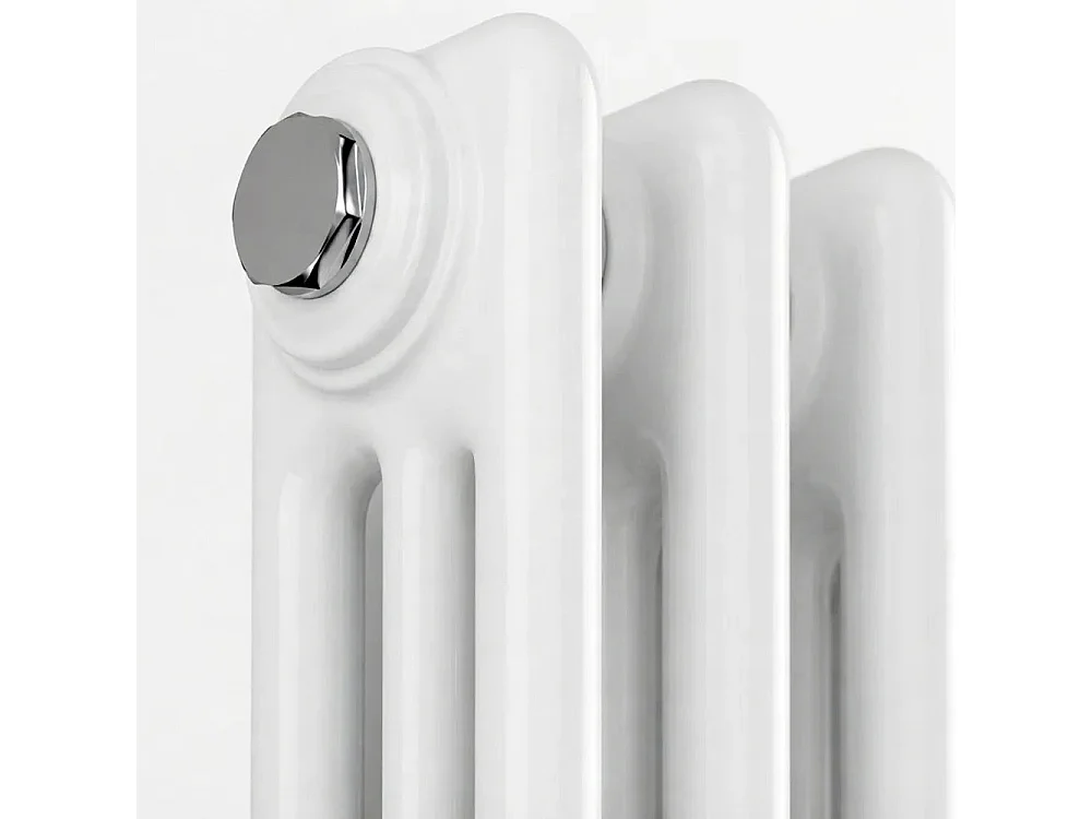 Tempo Style - Radiateur vertical 1800 x 198 mm | 639 W | Radiateur décoratif 2318 BTU à 4 éléments - Blanc