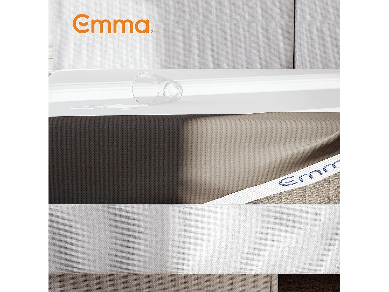 Matras Emma Original + waterdichte matrasbeschermer 160x200