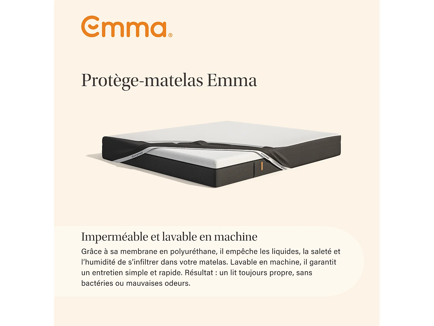Matras Emma Original + waterdichte matrasbeschermer 160x200