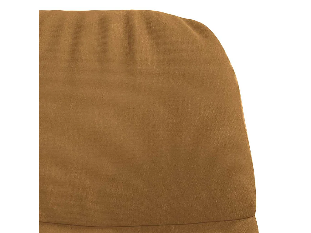 Schaukelstuhl Braun Samt