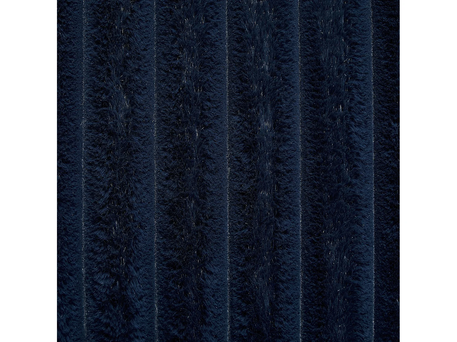 Habitat - Canapé 3 places en tissu côtelé - Bleu nuit - Aleya II