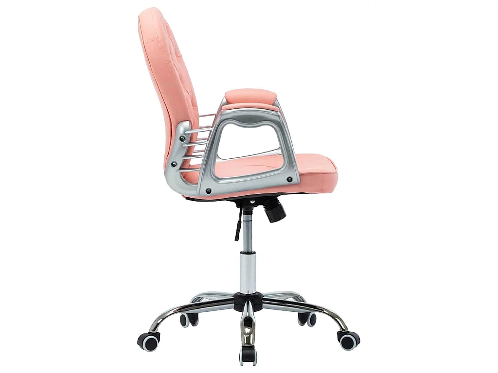 Bürodrehstuhl Rosa Kunstleder