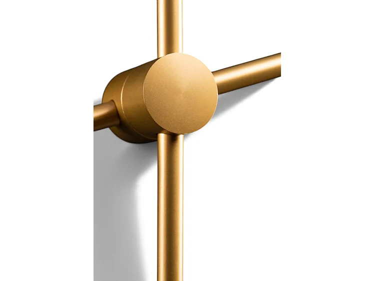Gallo Two-Light Adjustable Pendant, Satin Brass Finish