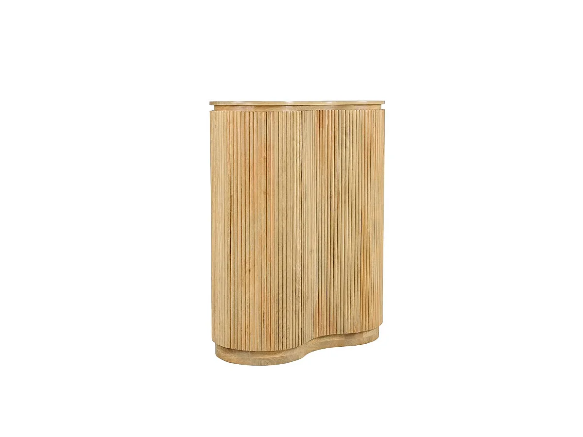 Meuble bar en bois de manguier Eloria