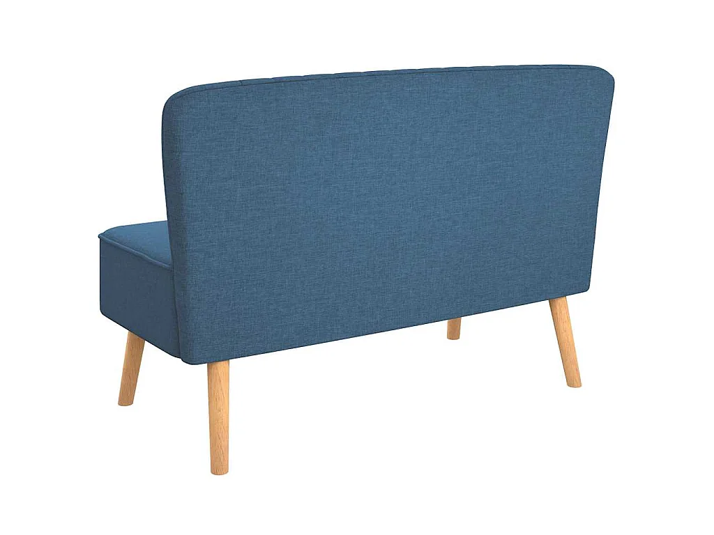 Sofa Stoff 117x55,5x77 cm Blau