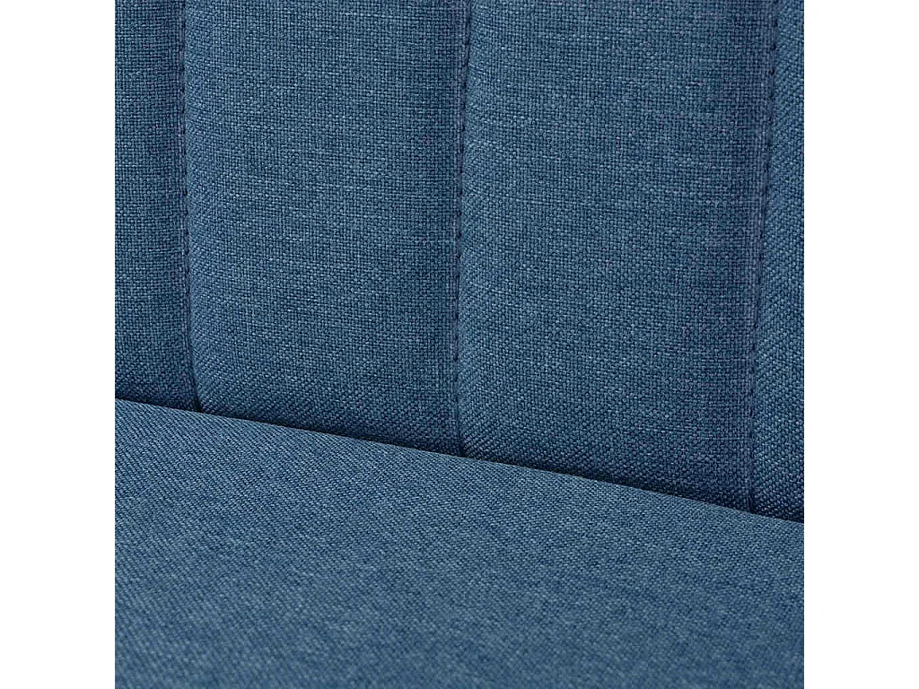 Sofa Stoff 117x55,5x77 cm Blau