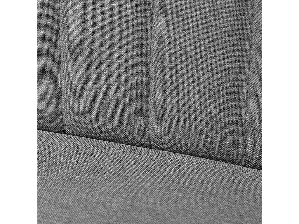 Sofa Stoff 117x55,5x77 cm Hellgrau