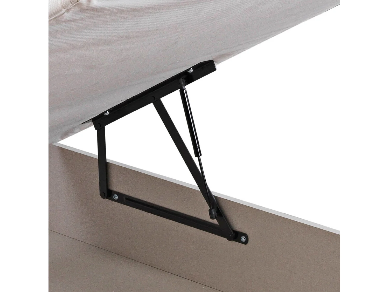 Sommier rebatível 135 x 200 cm | ROYAL SLEEP | Branco | 31 cm | Montagem e remoção incl.