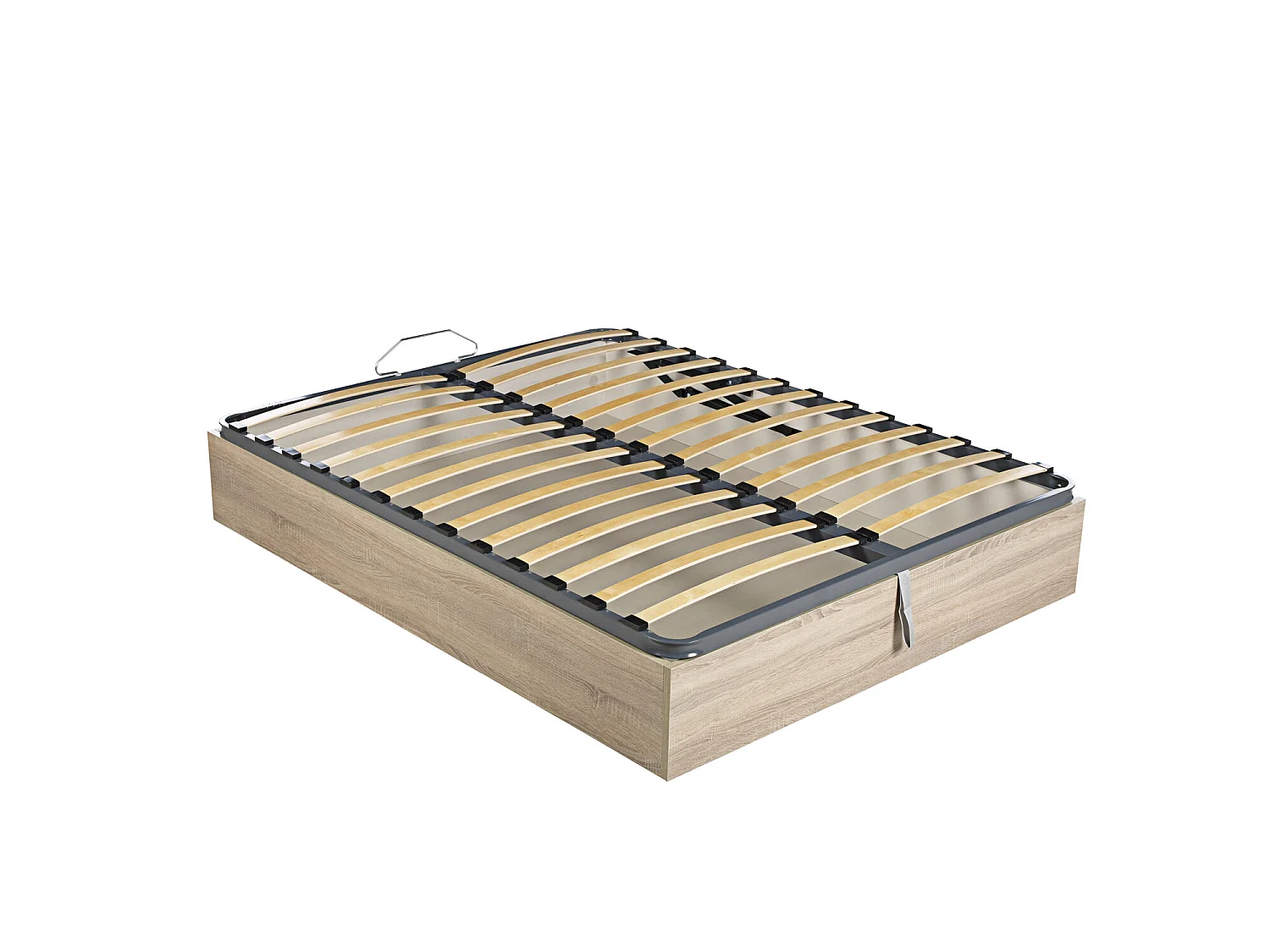 Canapé abatible de 90 x 200 cm de madera de 32 cm - NATURAL-SUELO de CONFORDES