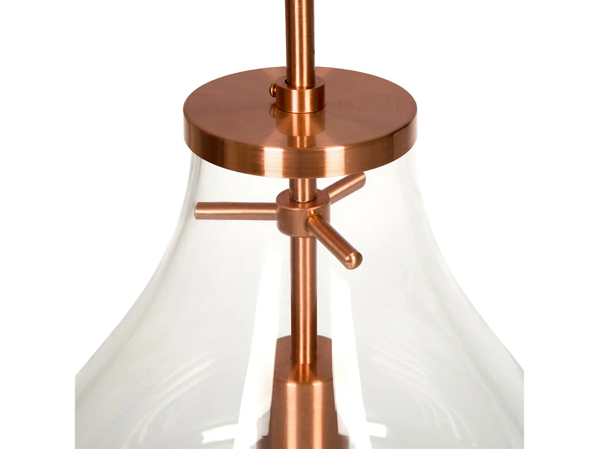 Lampe Suspension en Verre "Tamo" 50cm Transparent