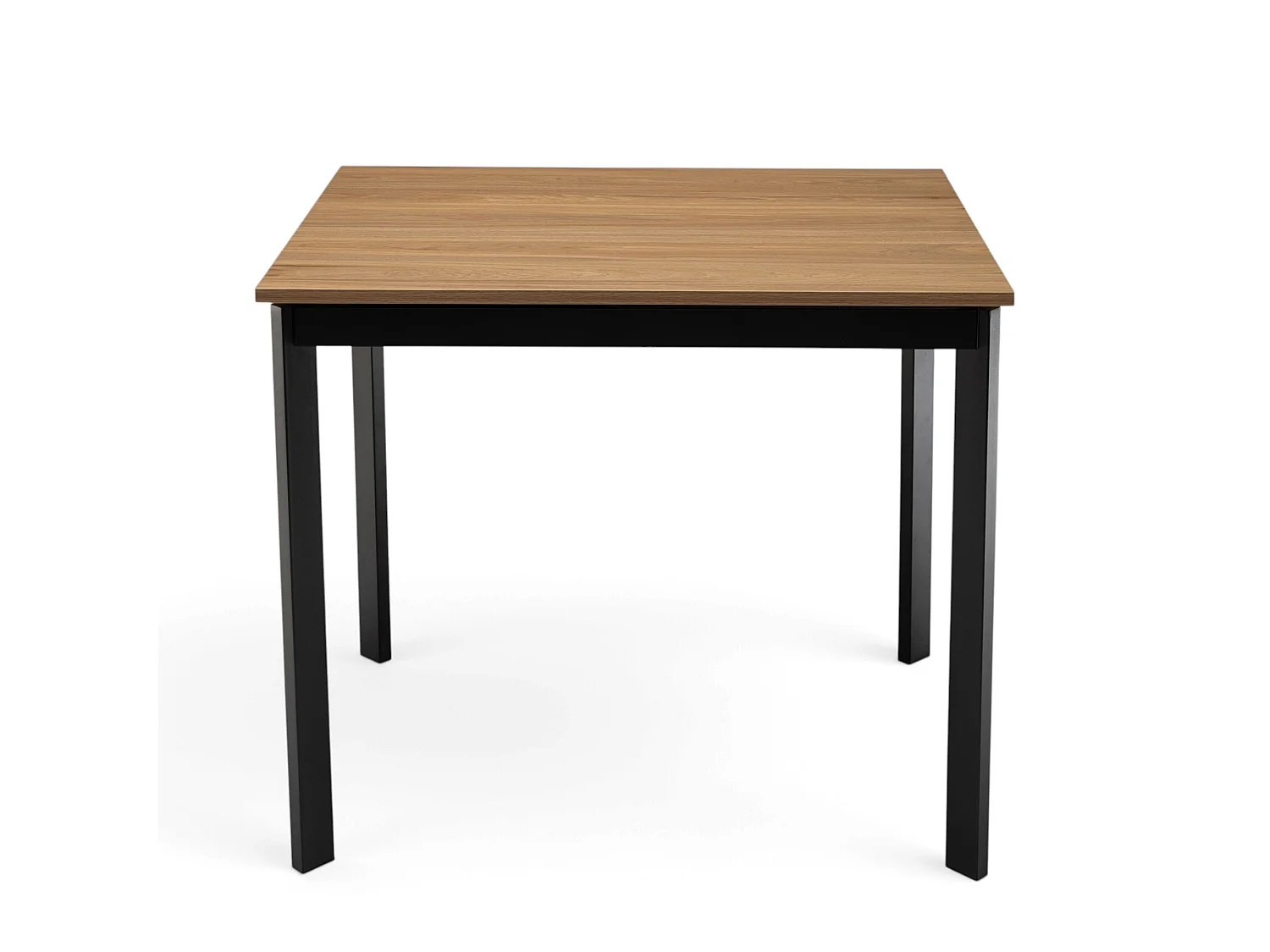 MDF-tafel met melamine-afwerking in verouderd eiken, uitschuifbaar 90-125 x 70 cm - TROPEA
