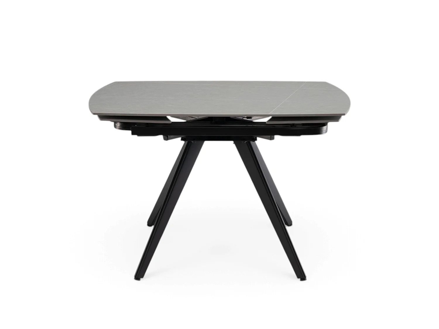 Keramische tafel, afwerking grijze steen, uitschuifbaar 120-180 × 80 cm – LAVEZZI