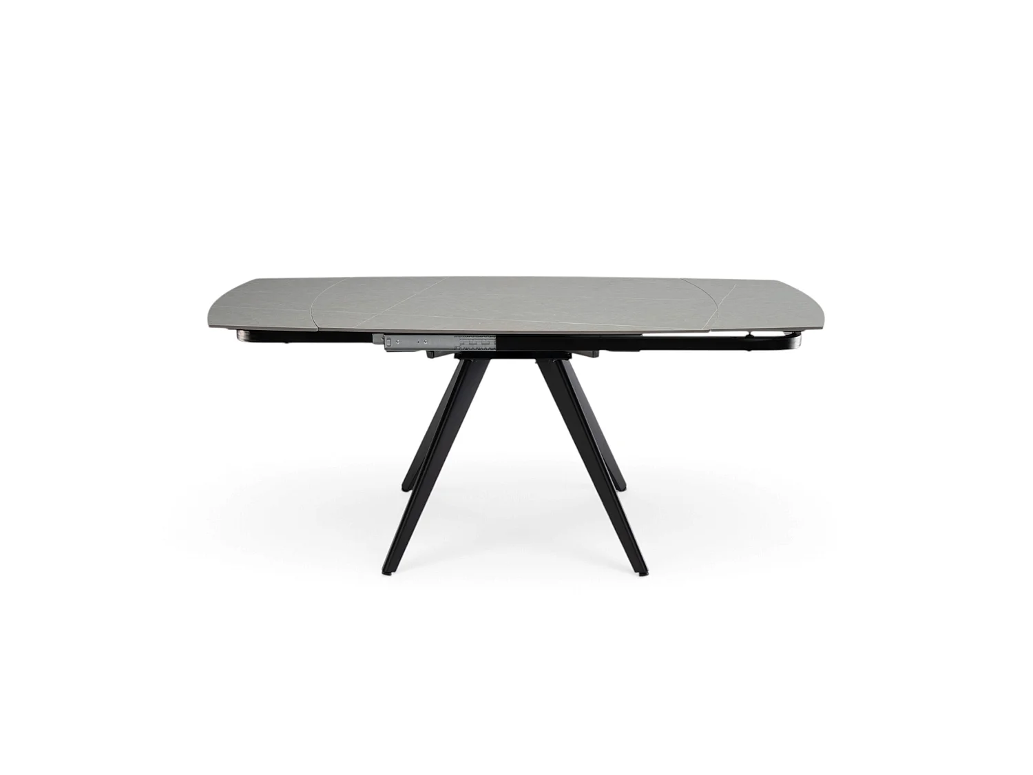 Keramische tafel, afwerking grijze steen, uitschuifbaar 120-180 × 80 cm – LAVEZZI