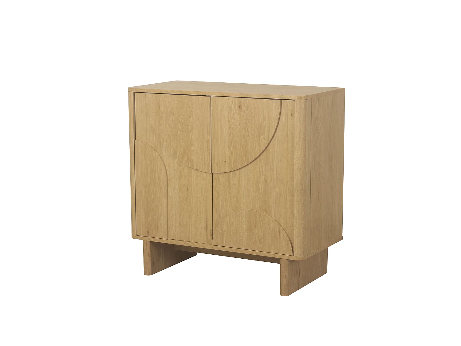 Madia 2 ante con forme arrotondate L80 cm - OCTAVE