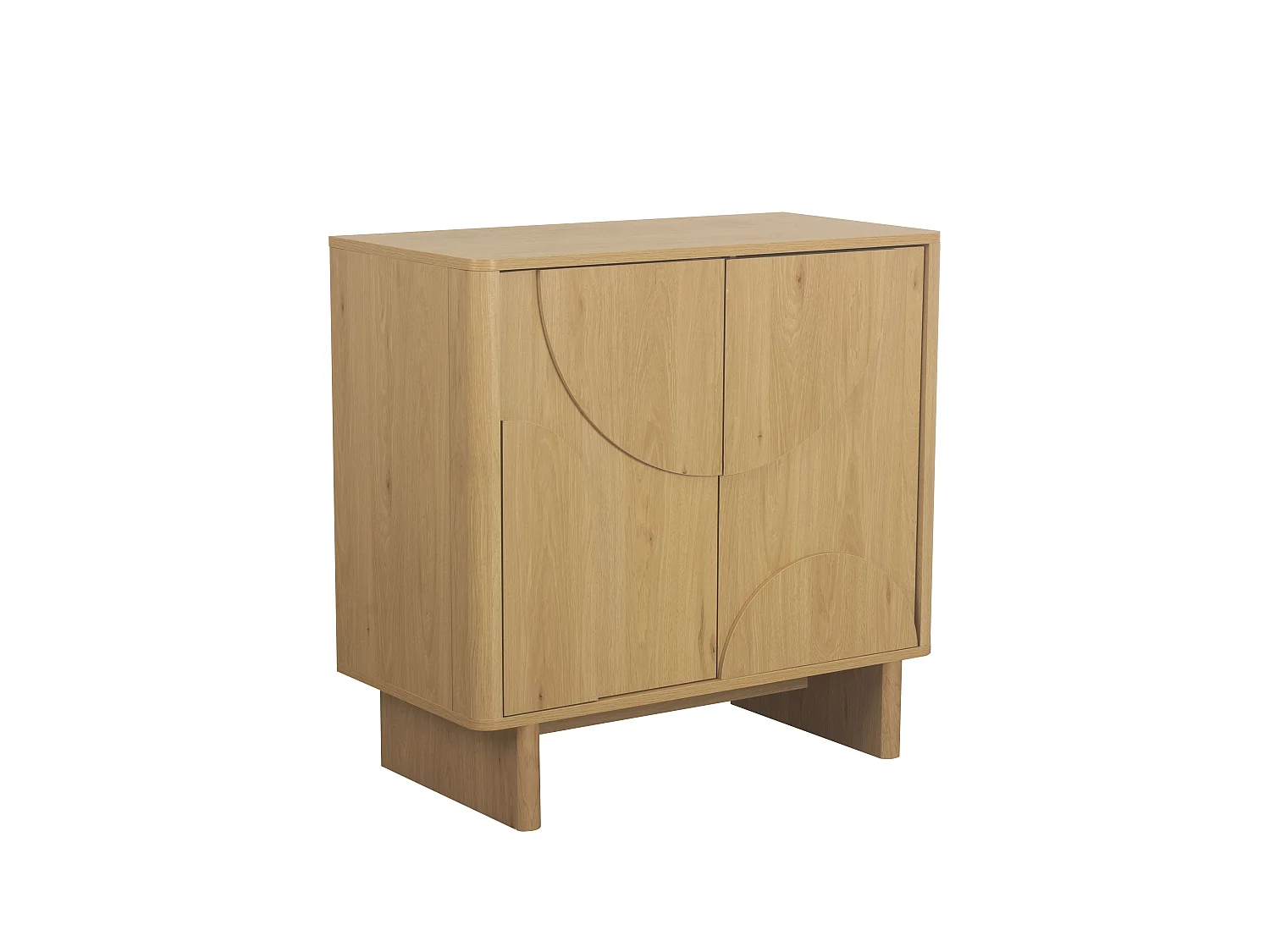 Madia 2 ante con forme arrotondate L80 cm - OCTAVE