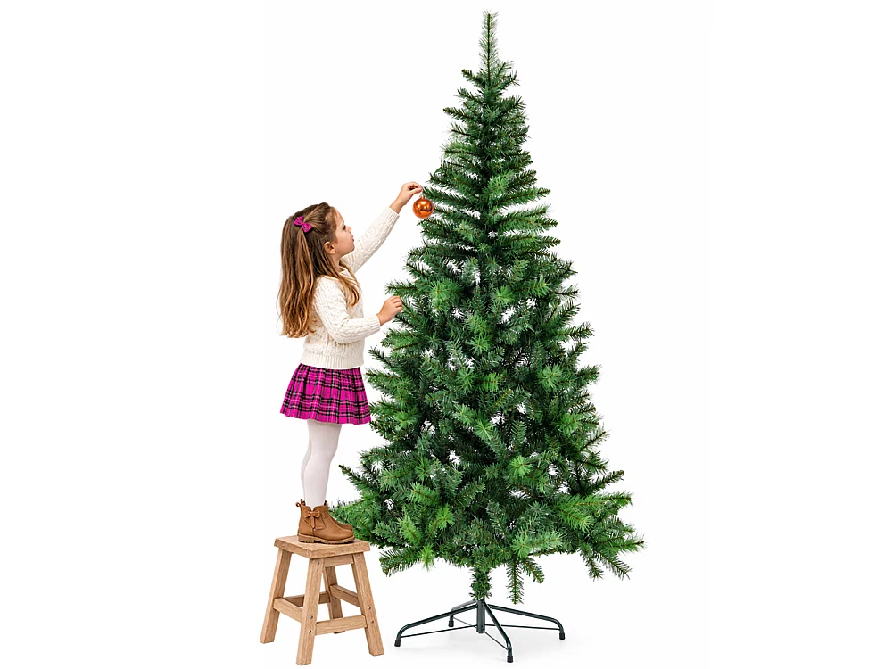 Albero di Natale 250cm Canadese Verde 1003 Punte Folto Decorazione Foltissima