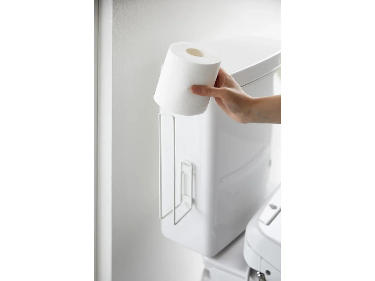 Porte papier toilettes avec ventouse - H25 cm