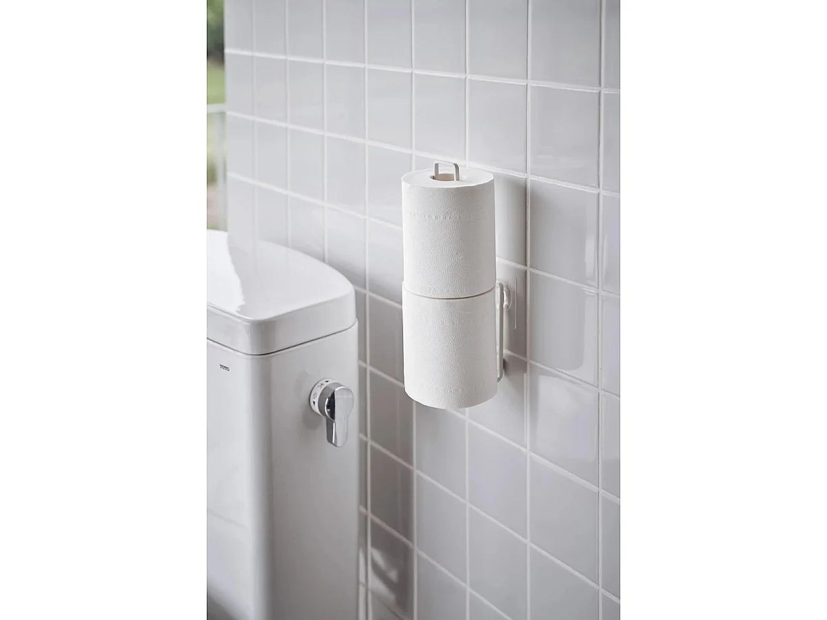 Porte papier toilettes avec ventouse - H25 cm