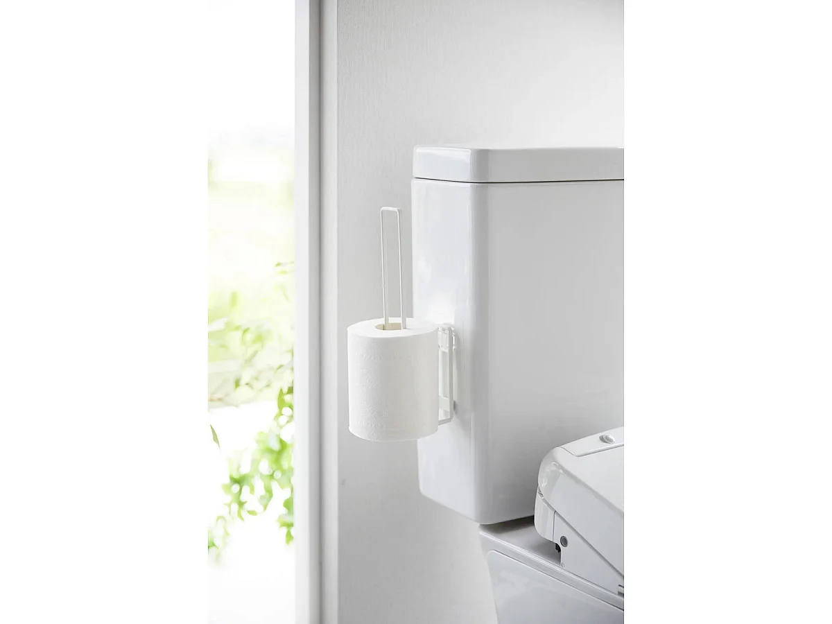Porte papier toilettes avec ventouse - H25 cm