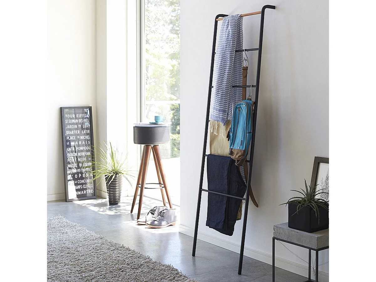 Echelle porte serviettes avec 6 barreaux - H160 cm