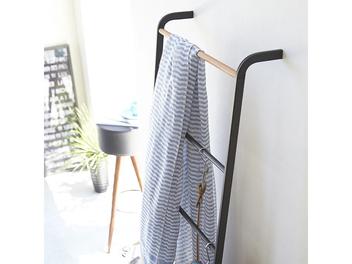 Echelle porte serviettes avec 6 barreaux - H160 cm