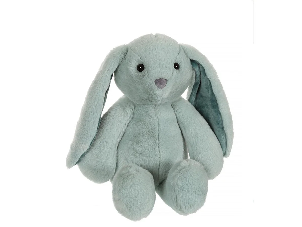 Peluche Trendy Bunny GIPSY TOYS 28 cm - Vert d'Eau