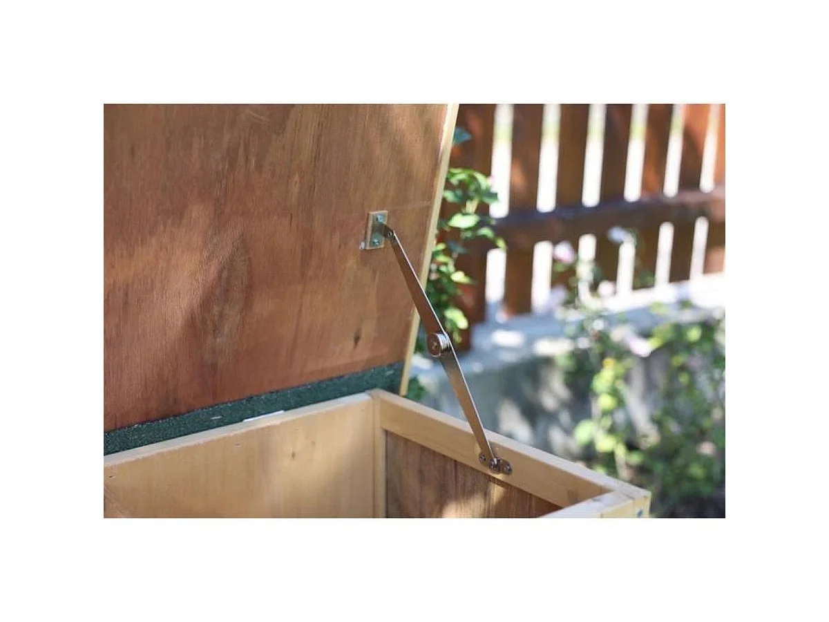 Clapier extérieur KERBL Fred en bois pour lapins et rongeurs 100x45x62 cm