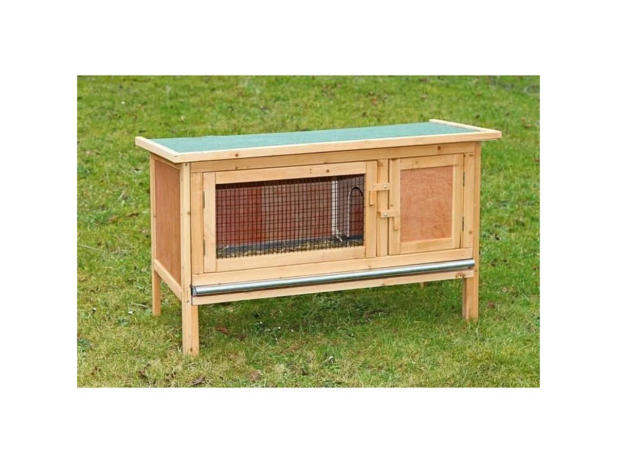 Clapier extérieur KERBL Fred en bois pour lapins et rongeurs 100x45x62 cm