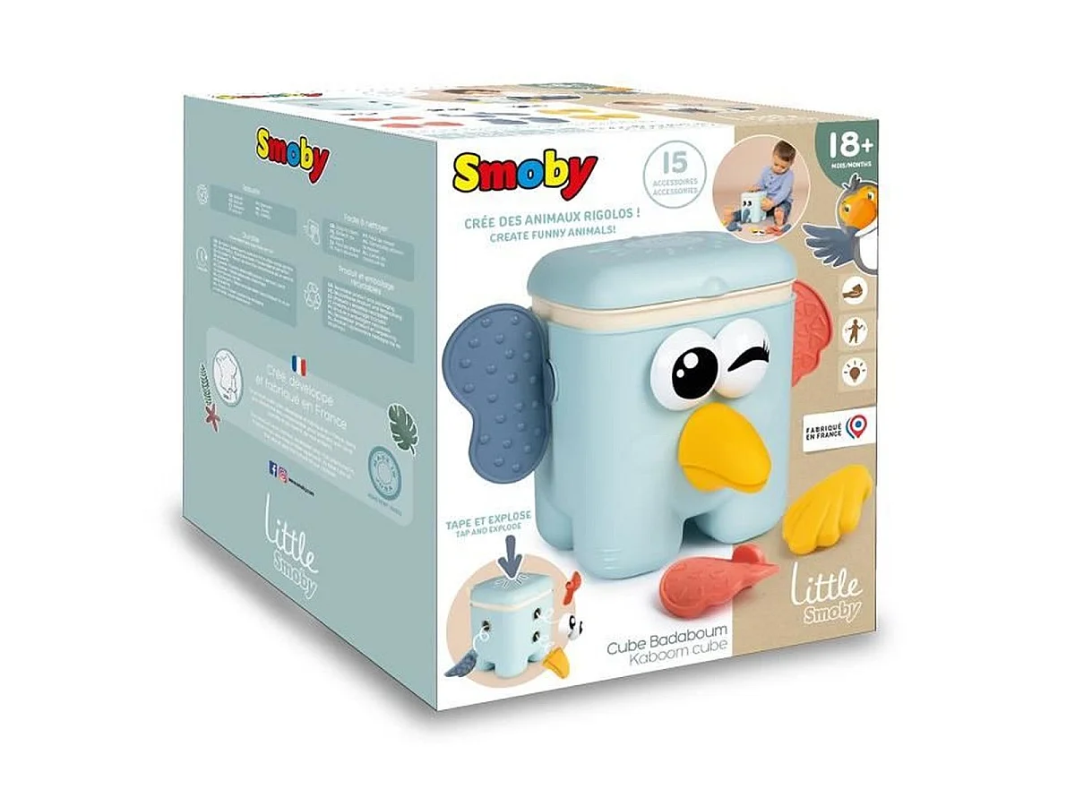 Cubo de Despertar Interactivo Smoby Badaboum para Niños Pequeños (18+ Meses)